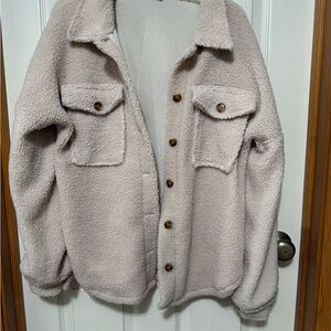 Pink Lily Teddy Jacket